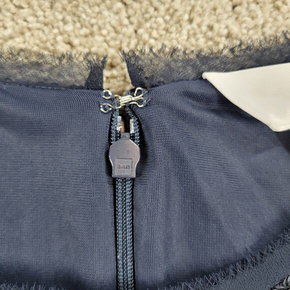 Addition Elle Sequin T-shirt Dress Womens 16 Blue Crew Neck Back Zip - Picture 6 of 12